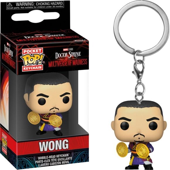 NWT Funko Pop Wong Dr. Strange Marvel Multiverse Disney Mini Figure Keychain - Picture 1 of 5